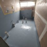 Wet area waterproofing before and after7