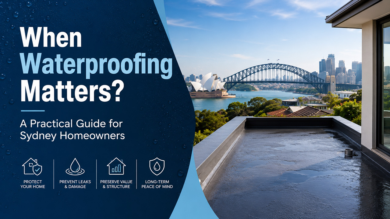 When Waterproofing Matters - A Practical Guide for Sydney Homeowners