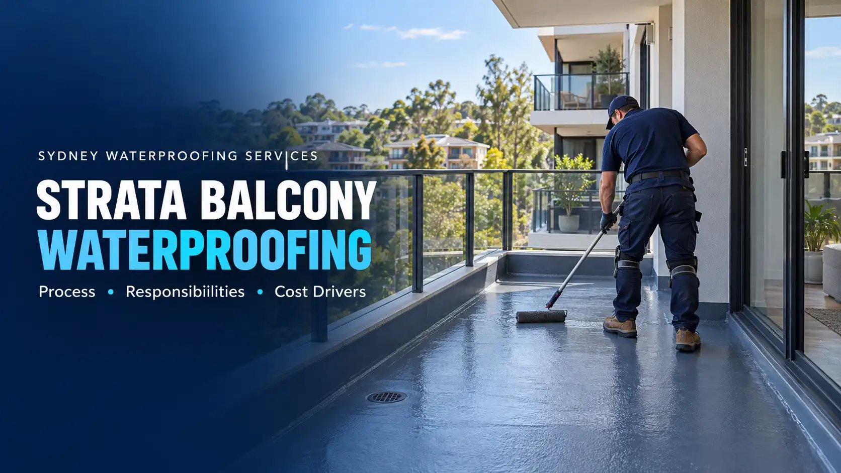Strata balcony waterproofing in Sydney Strata balcony waterproofing in Sydney